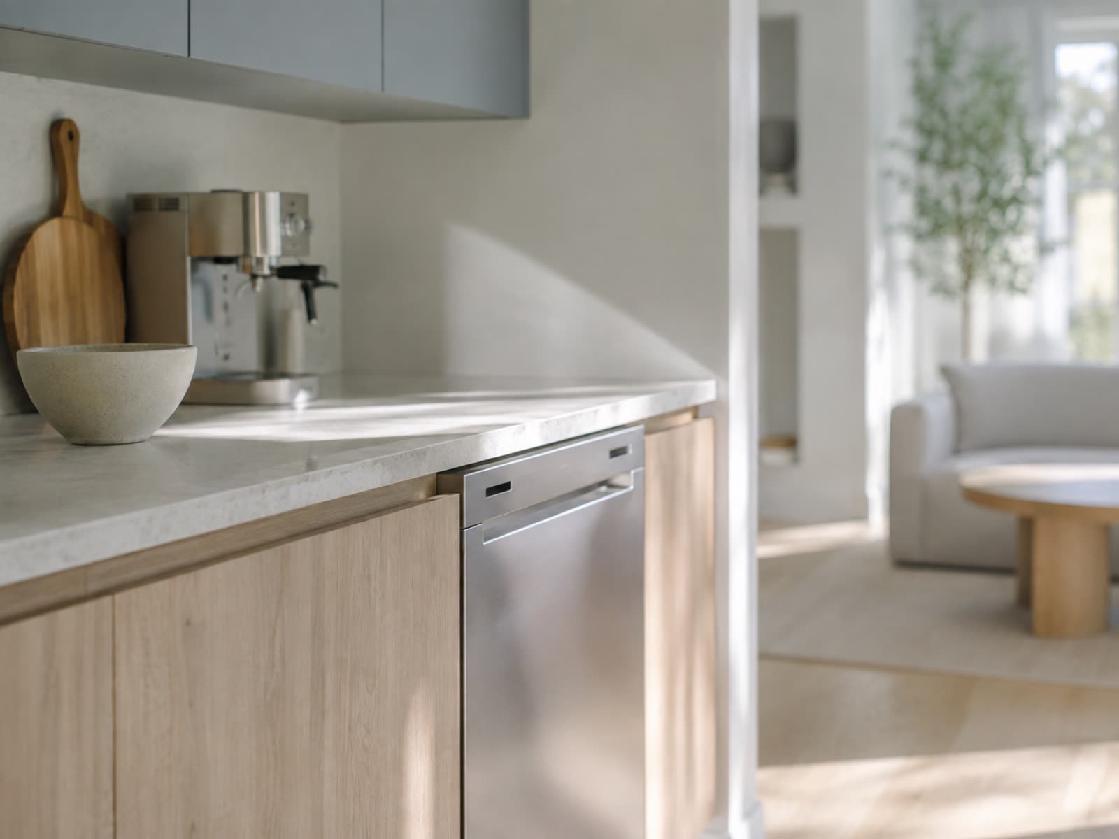 Everyday appliances in a family home